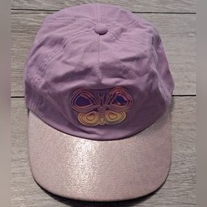 Brand New Joe Fresh Purple Girl's Cap with Butterfly Design